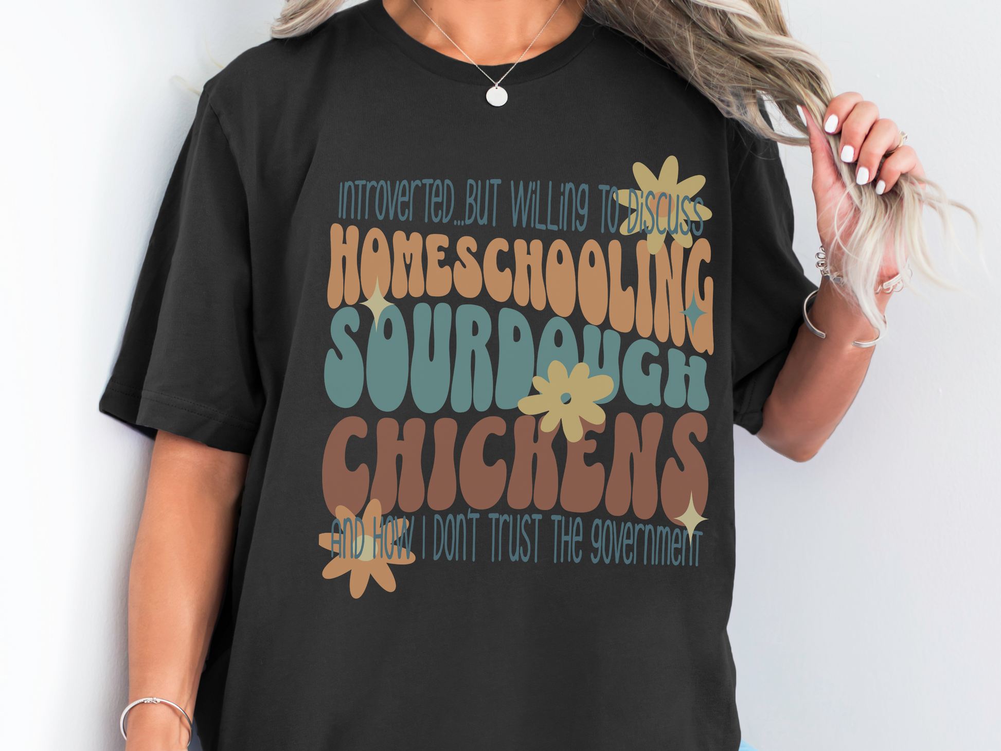 Homeschool Shirt | "Introverted...But Willing To Discuss Homeschooling" Tee-Dark Grey